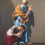 Peter Baptizing Cornelius 22x28