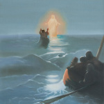 Jesus Walking on Water 20 x 24